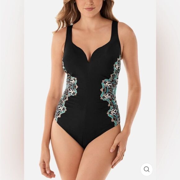 NWT Miraclesuit Precioso Temptation Underwire One-Piece Swimsuit, Size 10 $ 182 - Picture 1 of 9